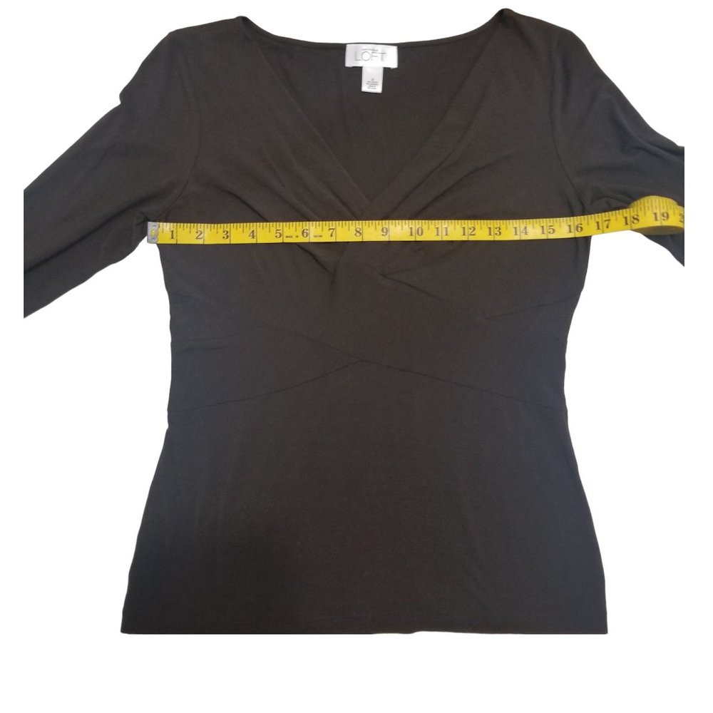 Ann Taylor LOFT Dark Brown Top - Picture 14 of 16